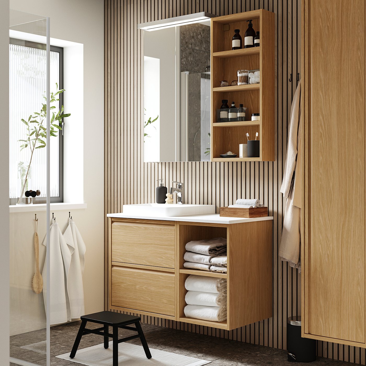 ÄNGSJÖN / BACKSJÖN wash-stand/wash-basin, 102.0x70.8x49.0 cm