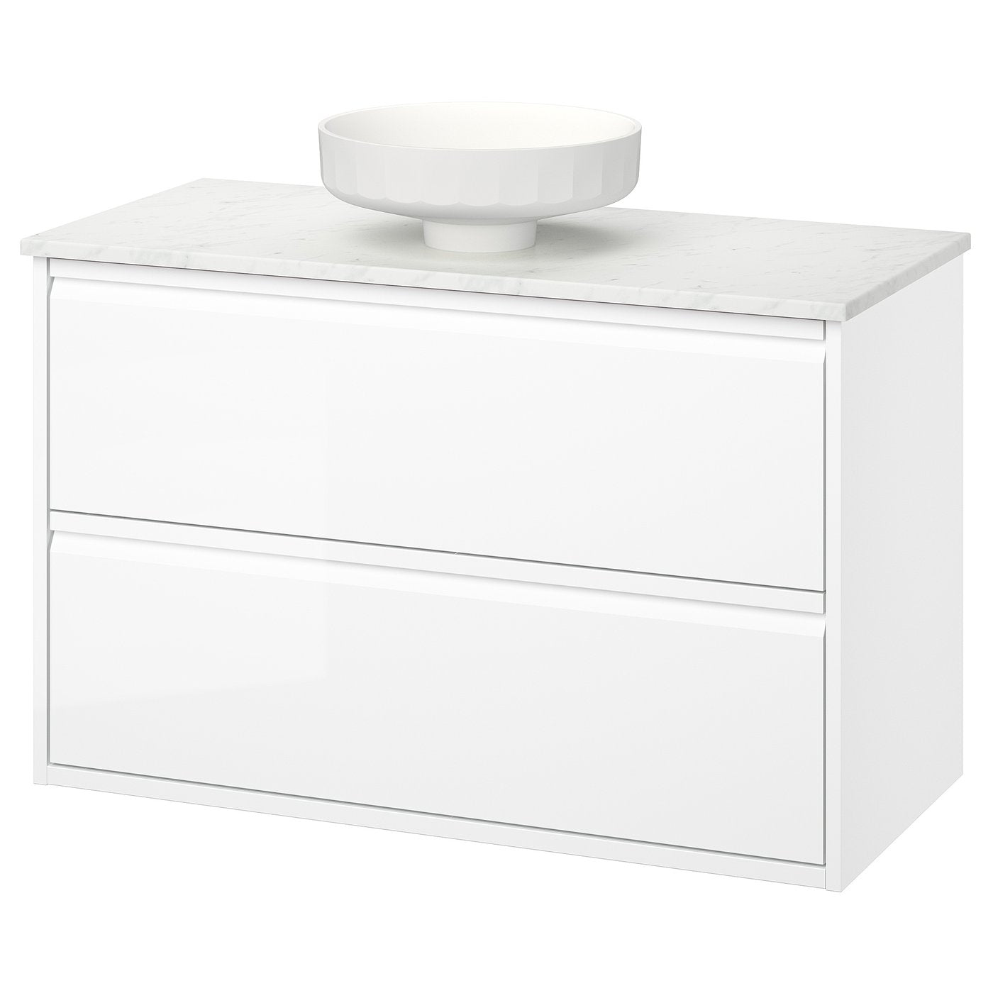 ÄNGSJÖN / LERSJÖN wash-stnd w drawers/wash-basin, 102.0x78.8x49.0 cm