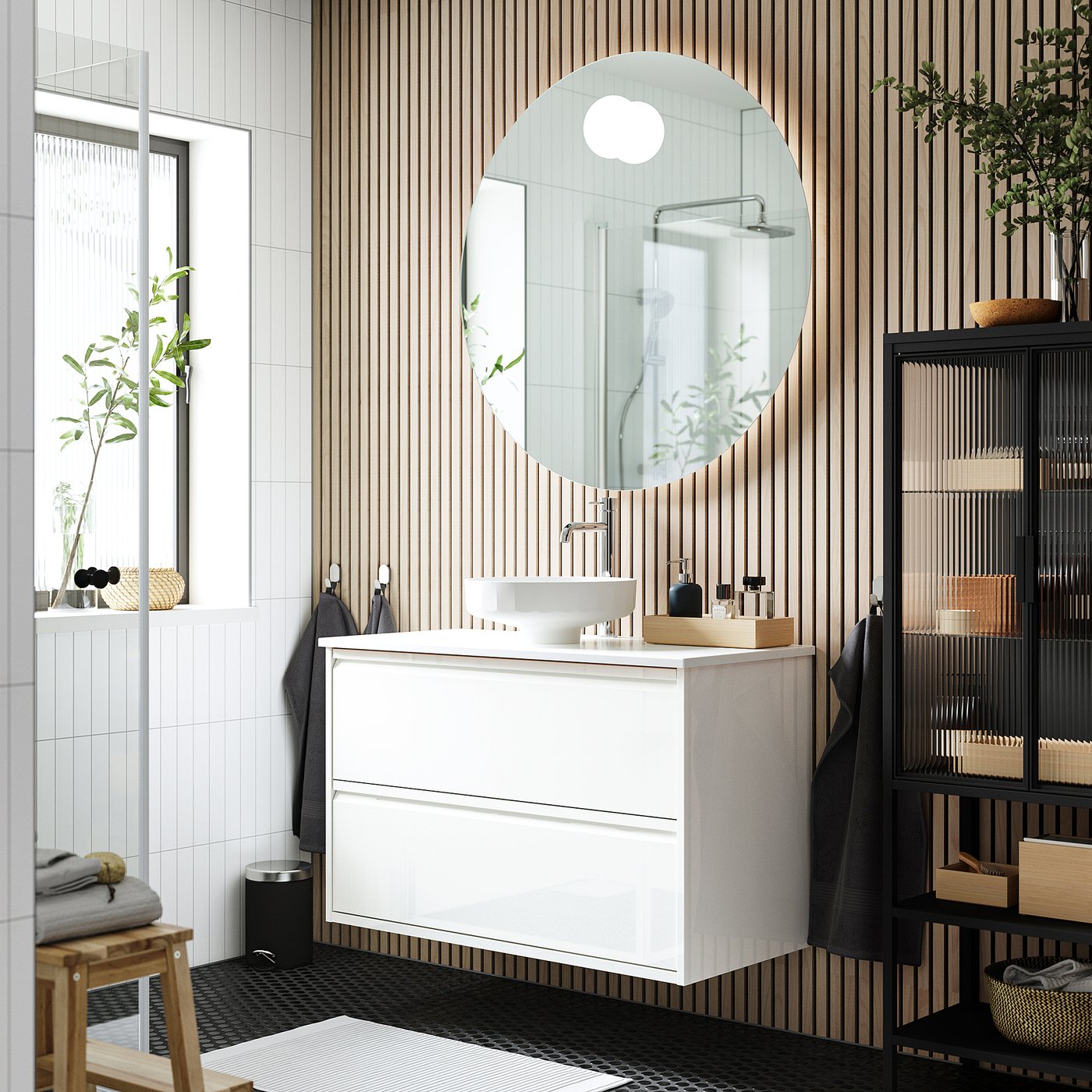 ÄNGSJÖN / LERSJÖN wash-stnd w drawers/wash-basin, 102.0x78.8x49.0 cm