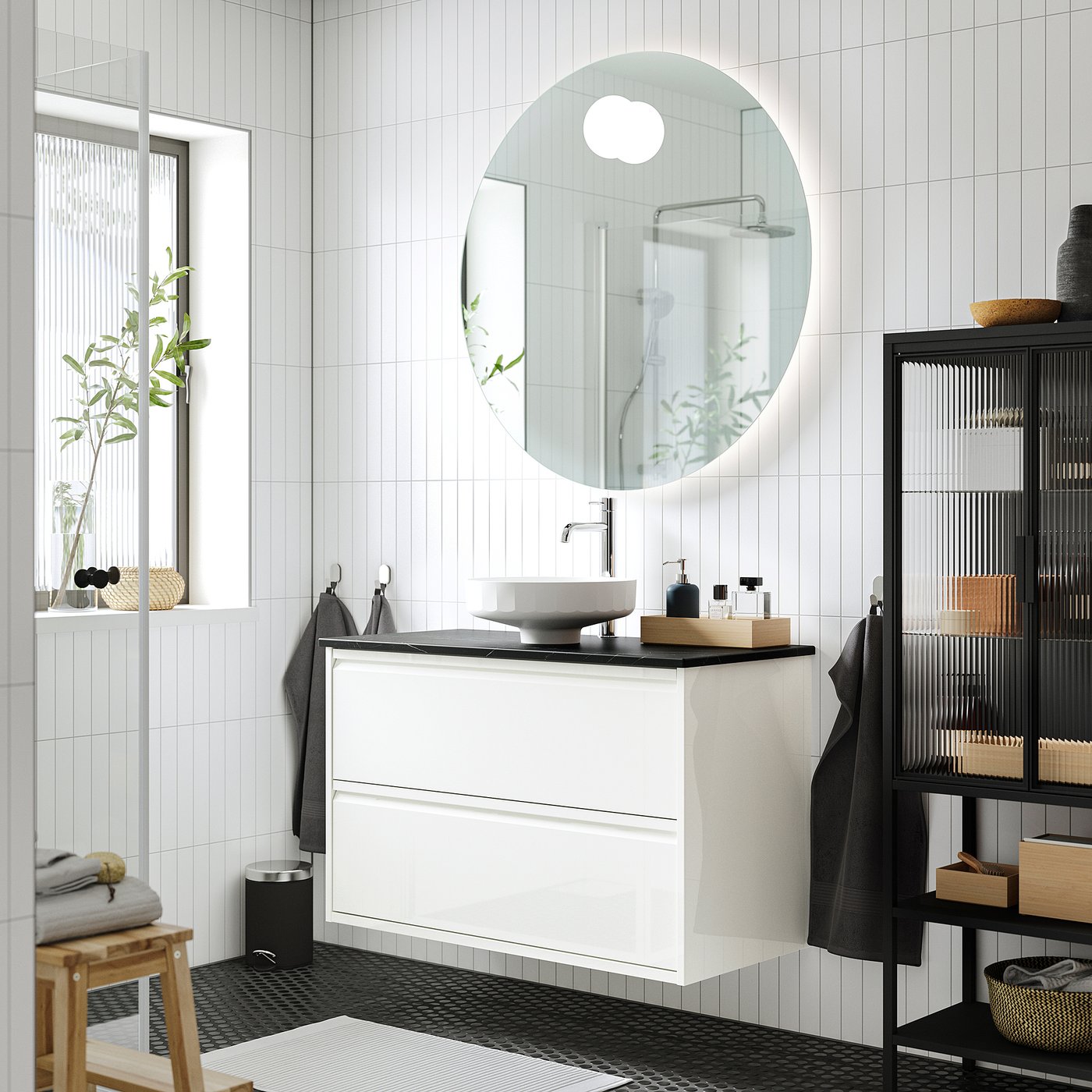 ÄNGSJÖN / LERSJÖN wash-stnd w drawers/wash-basin, 102.0x78.8x49.0 cm