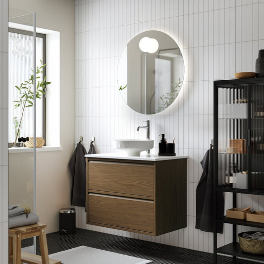 ÄNGSJÖN / LERSJÖN wash-stnd w drawers/wash-basin, 82.0x78.8x49.0 cm