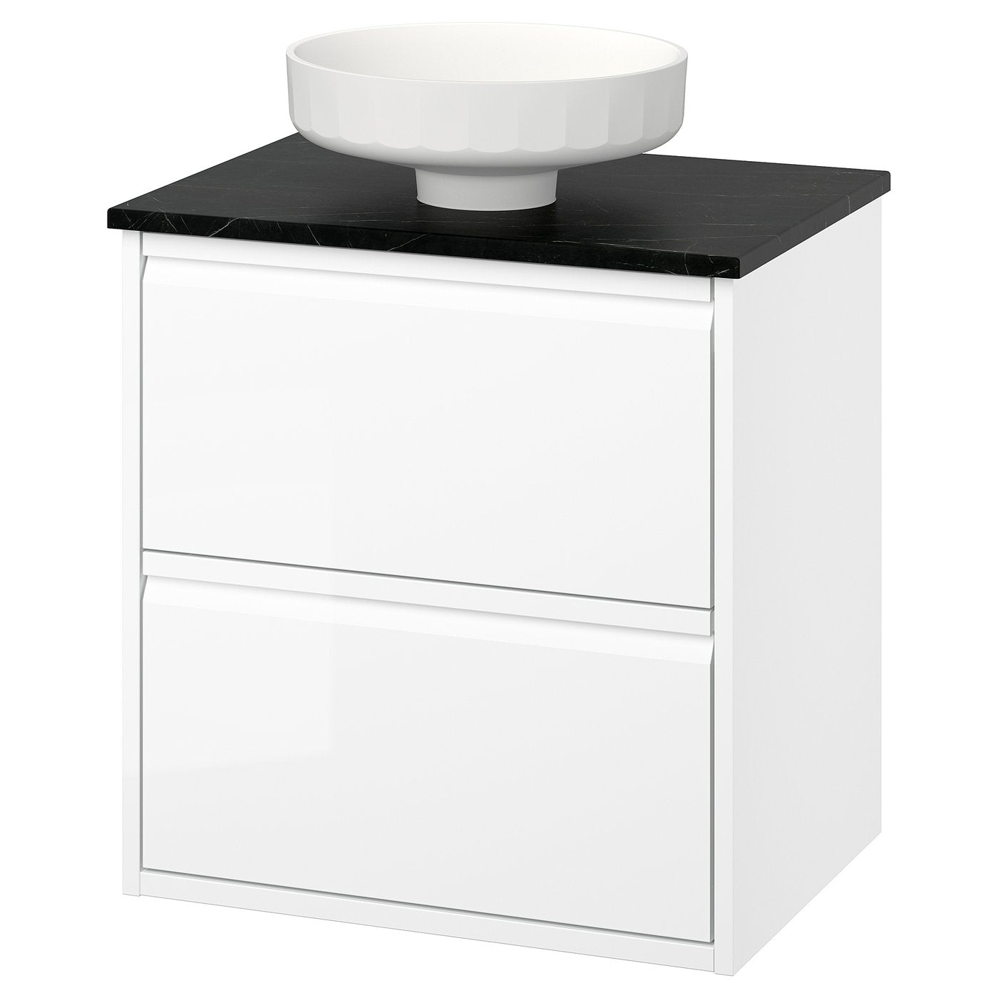 ÄNGSJÖN / LERSJÖN wash-stnd w drawers/wash-basin, 62.0x78.8x49.0 cm