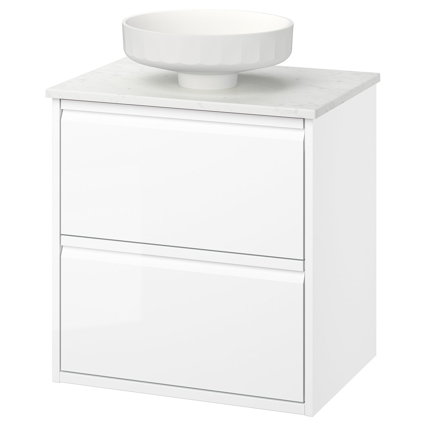 ÄNGSJÖN / LERSJÖN wash-stnd w drawers/wash-basin, 62.0x78.8x49.0 cm
