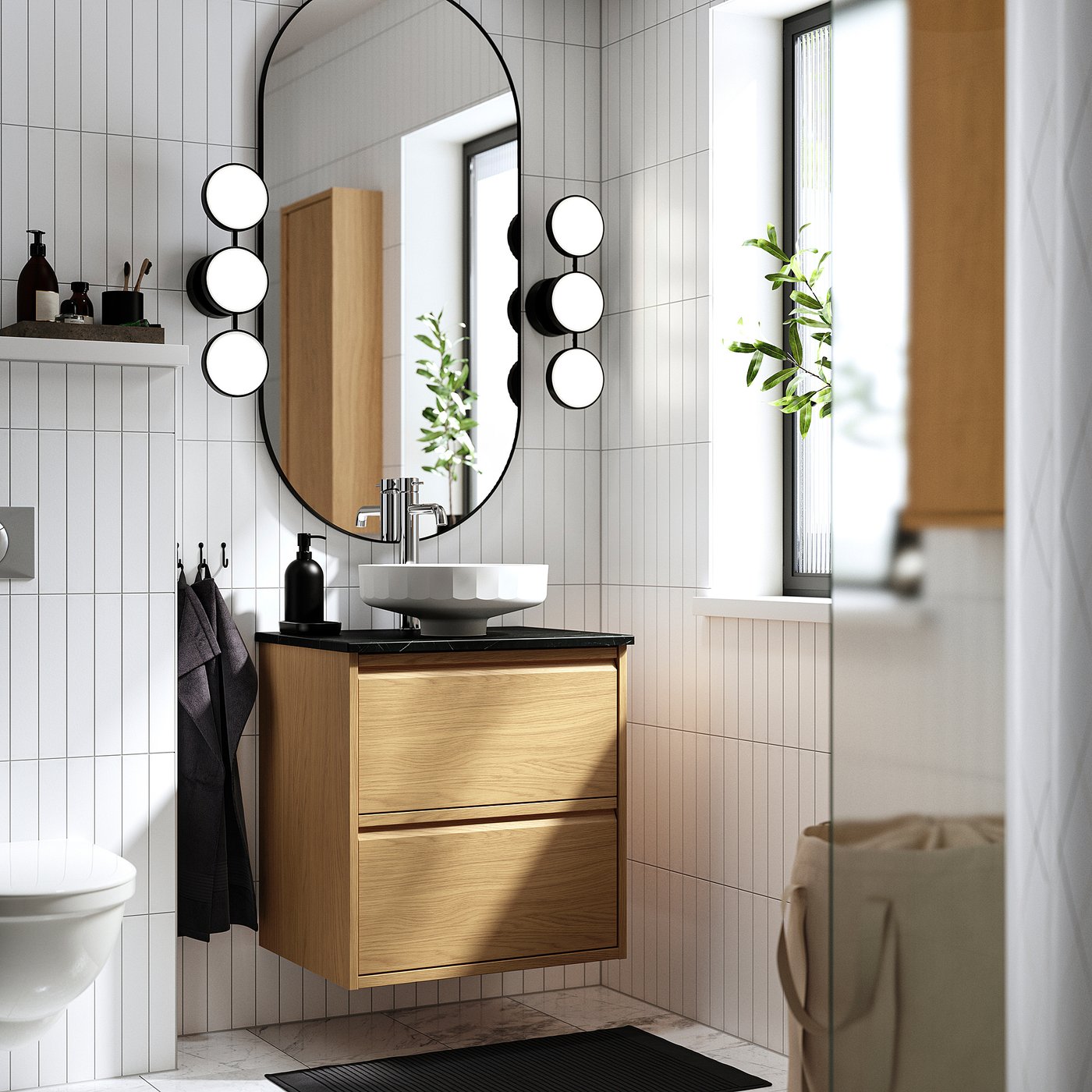 ÄNGSJÖN / LERSJÖN wash-stnd w drawers/wash-basin, 62.0x78.8x49.0 cm