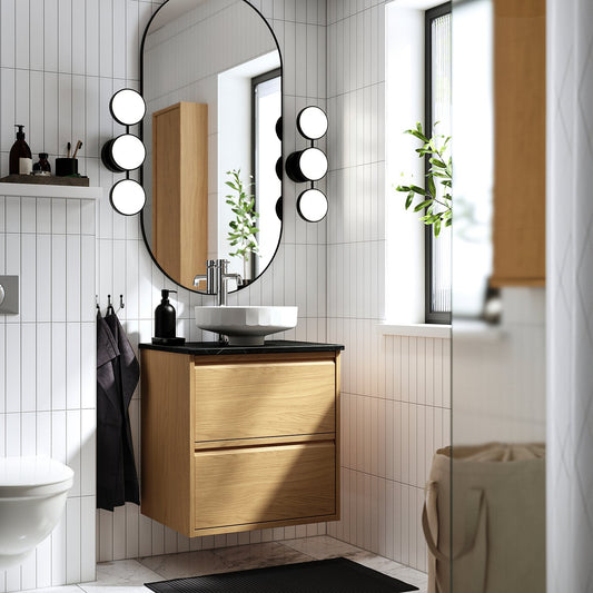 ÄNGSJÖN / LERSJÖN wash-stnd w drawers/wash-basin, 62.0x78.8x49.0 cm