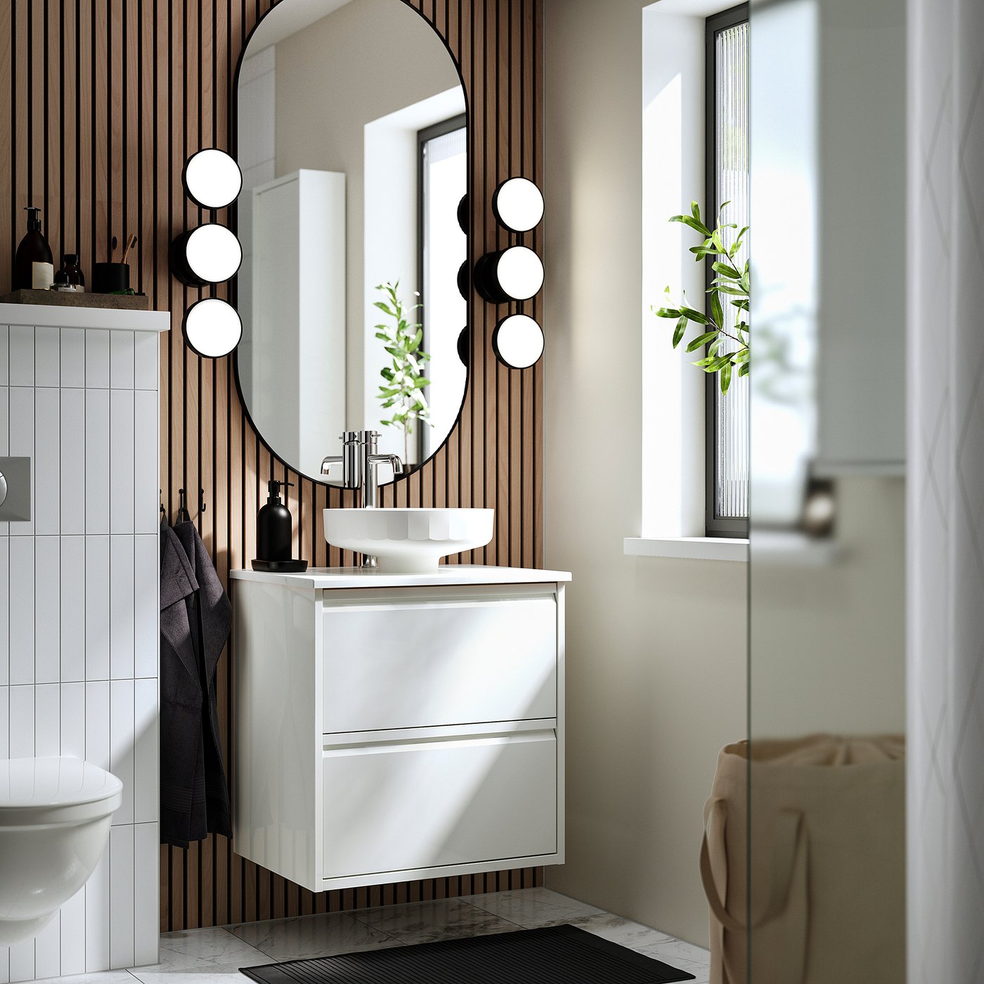 ÄNGSJÖN / LERSJÖN wash-stnd w drawers/wash-basin, 62.0x78.8x49.0 cm
