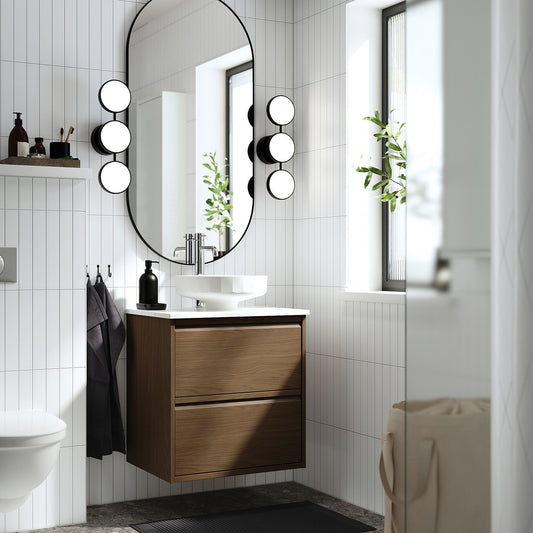 ÄNGSJÖN / LERSJÖN wash-stnd w drawers/wash-basin, 62.0x78.8x49.0 cm