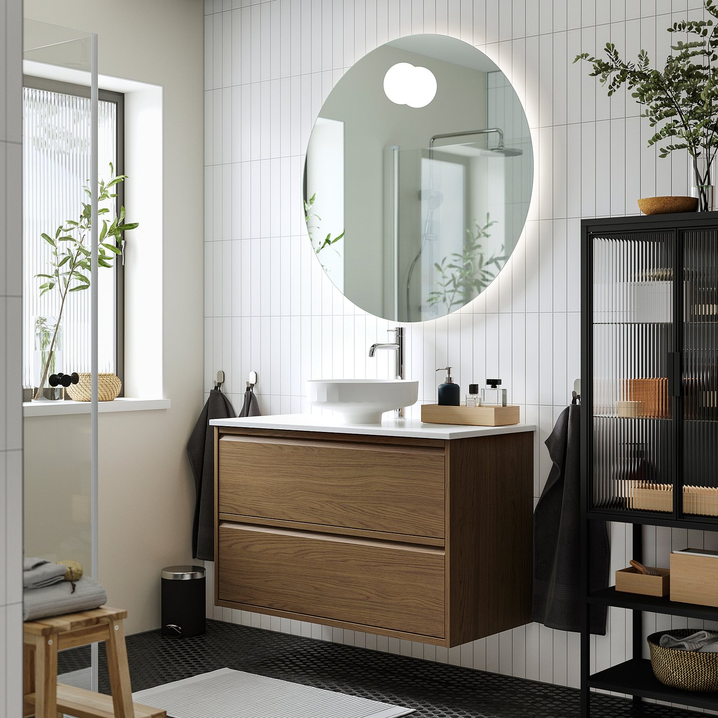 ÄNGSJÖN / LERSJÖN wash-stnd w drawers/wash-basin, 102.0x78.8x49.0 cm