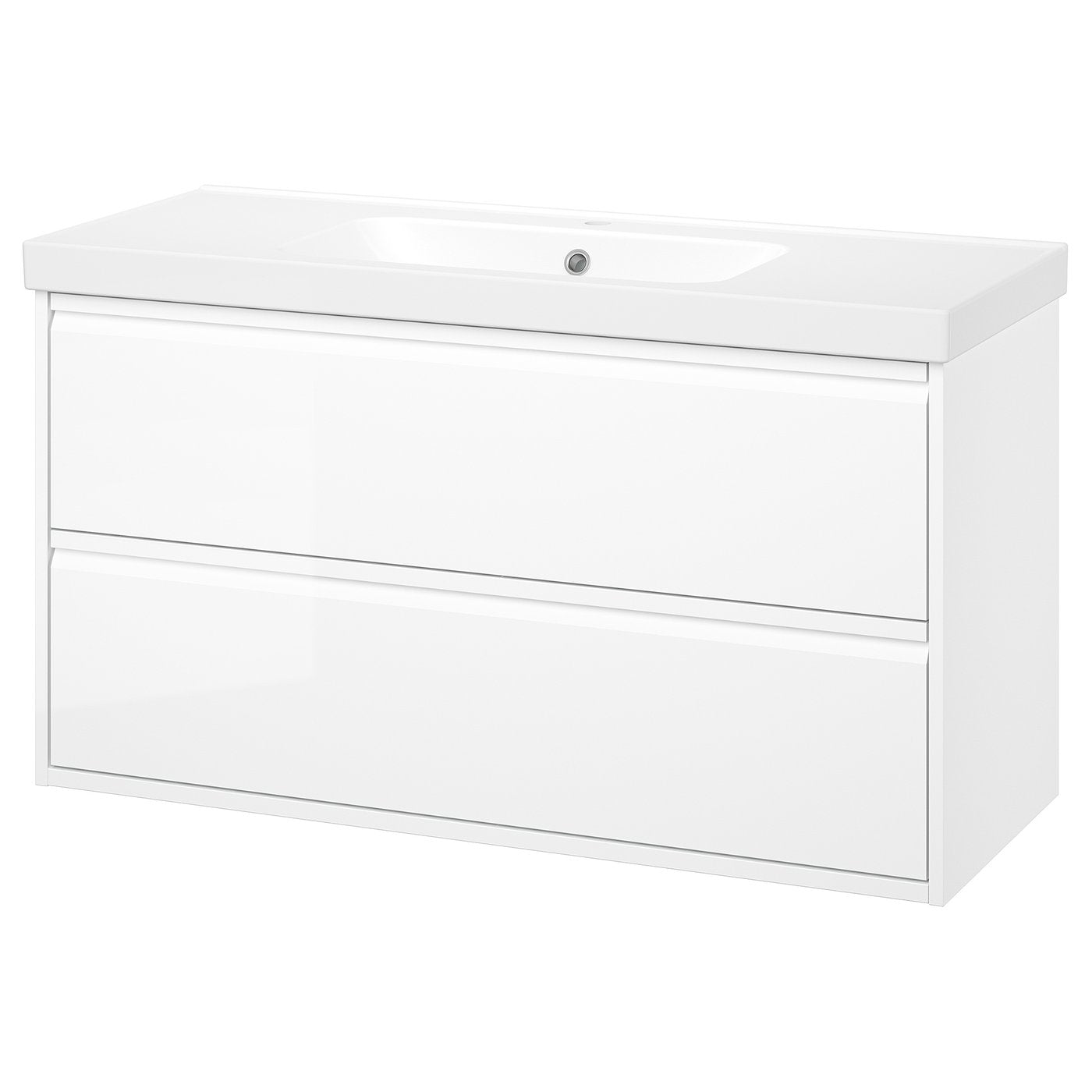 ÄNGSJÖN / ORRSJÖN wash-stnd w drawers/wash-basin, 122.3x69.2x49.4 cm