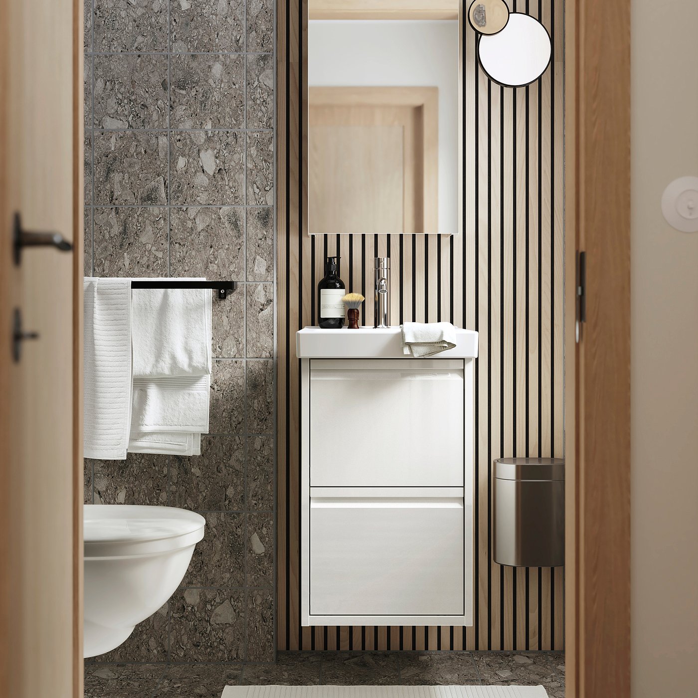 ÄNGSJÖN / ORRSJÖN wash-stnd w drawers/wash-basin, 42.3x69.2x49.4 cm