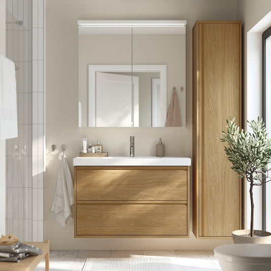 ÄNGSJÖN / ORRSJÖN wash-stnd w drawers/wash-basin, 102.3x69.2x49.4 cm