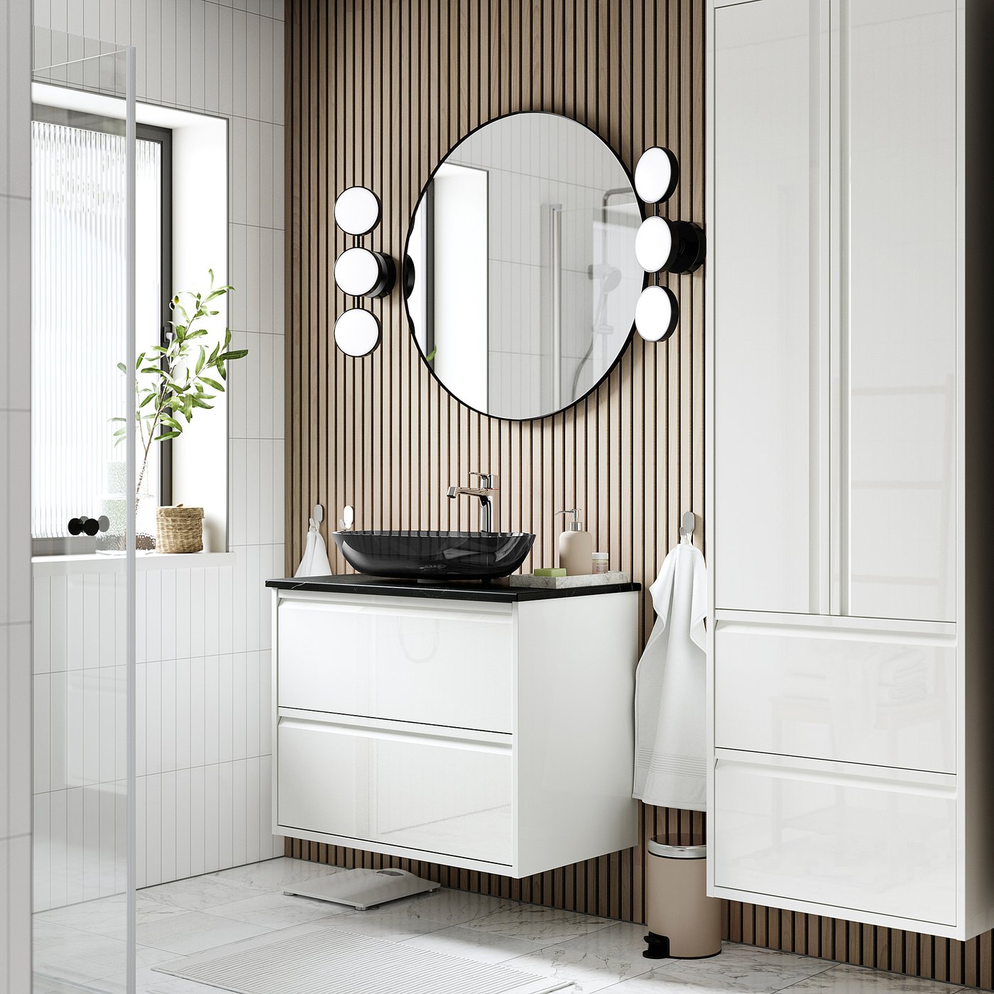 ÄNGSJÖN / OXMYREN wash-stnd w drawers/wash-basin, 82.0x76.8x49.0 cm