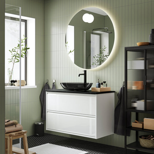 ÄNGSJÖN / OXMYREN wash-stnd w drawers/wash-basin, 102.0x76.8x49.0 cm