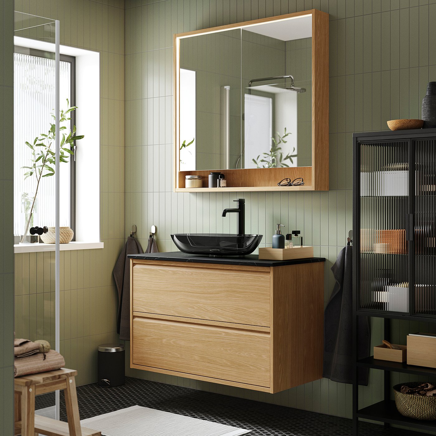 ÄNGSJÖN / OXMYREN wash-stnd w drawers/wash-basin, 102x76.8x49 cm