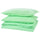 ÄNGSLILJA duvet cover and 2 pillowcases, light green, 220x240 cm