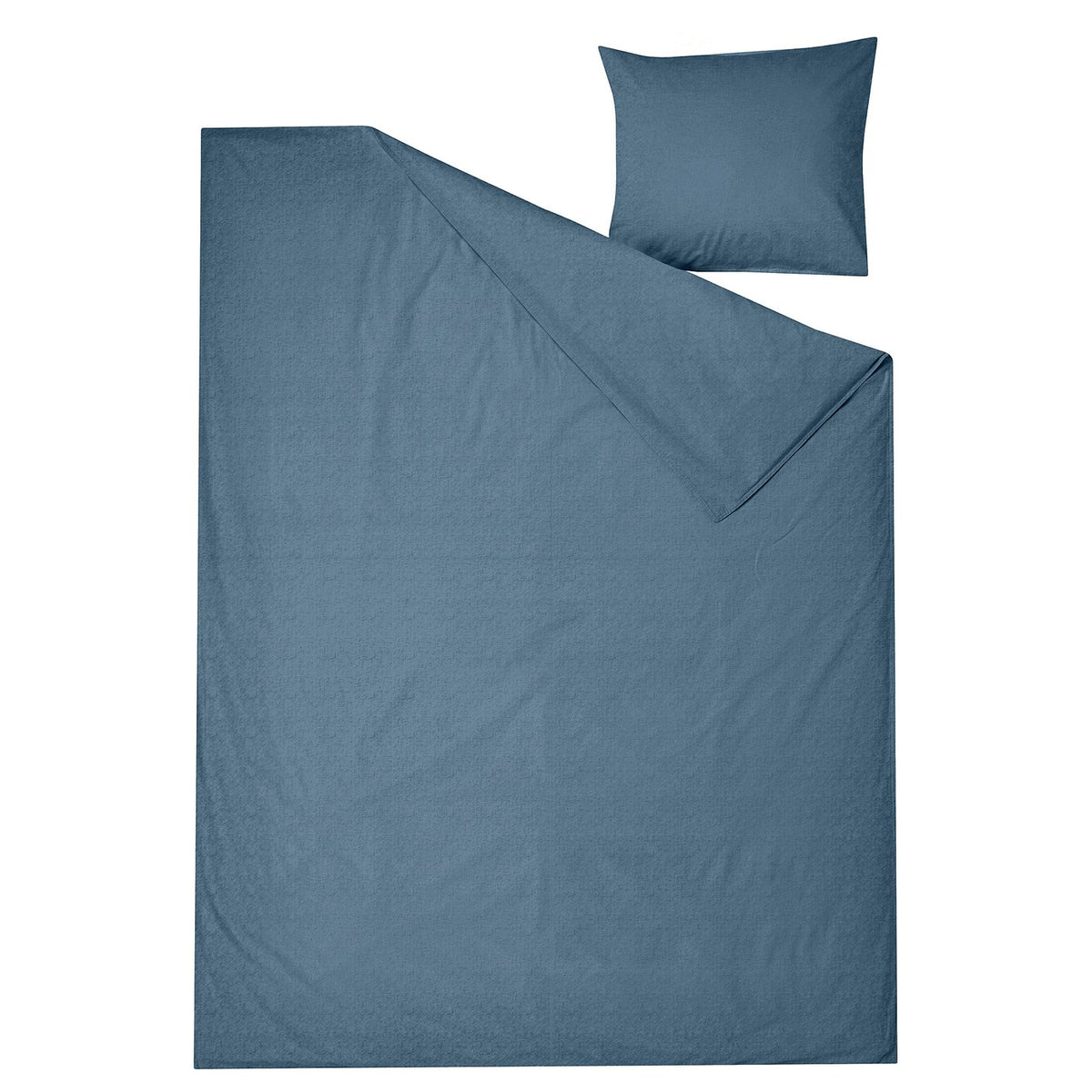 ÄNGSLILJA duvet cover and pillowcase, dark blue, 150x200/50x80 cm