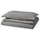 ÄNGSLILJA - Duvet cover and pillowcase, grey, 150x200/50x80 cm - Pillowcase quantity: 1 pc. Pillowcase length: 50 cm Pillowcase width: 80 cm Thread count: 125 Inch²Duvet cover length: 200 cmDuvet cover width: 150 cm