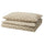 ÄNGSNEJLIKA - Duvet cover and pillowcase, grey-beige/off-white, 150x200/50x80 cm
