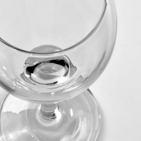 ÄNKEBLOMSTER wine glass, clear glass, 25 cl