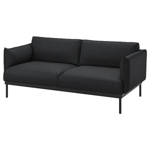 Ikea ÄPPLARYD - 2-seater sofa, Gunnared black/grey