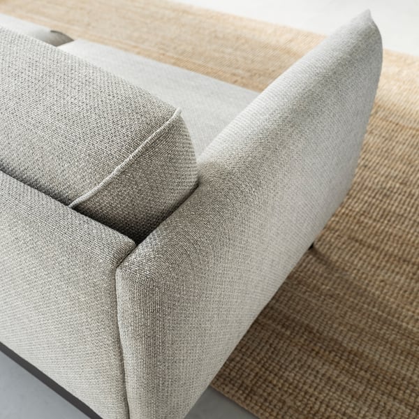 ÄPPLARYD 3 seater sofa with chaise-longue - Light grey Lejde ,