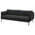 ÄPPLARYD - 3-seater sofa, Gunnared black/grey
