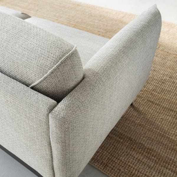 Ikea ÄPPLARYD 4 seater sofa with chaise-longue - Lejde light grey ,