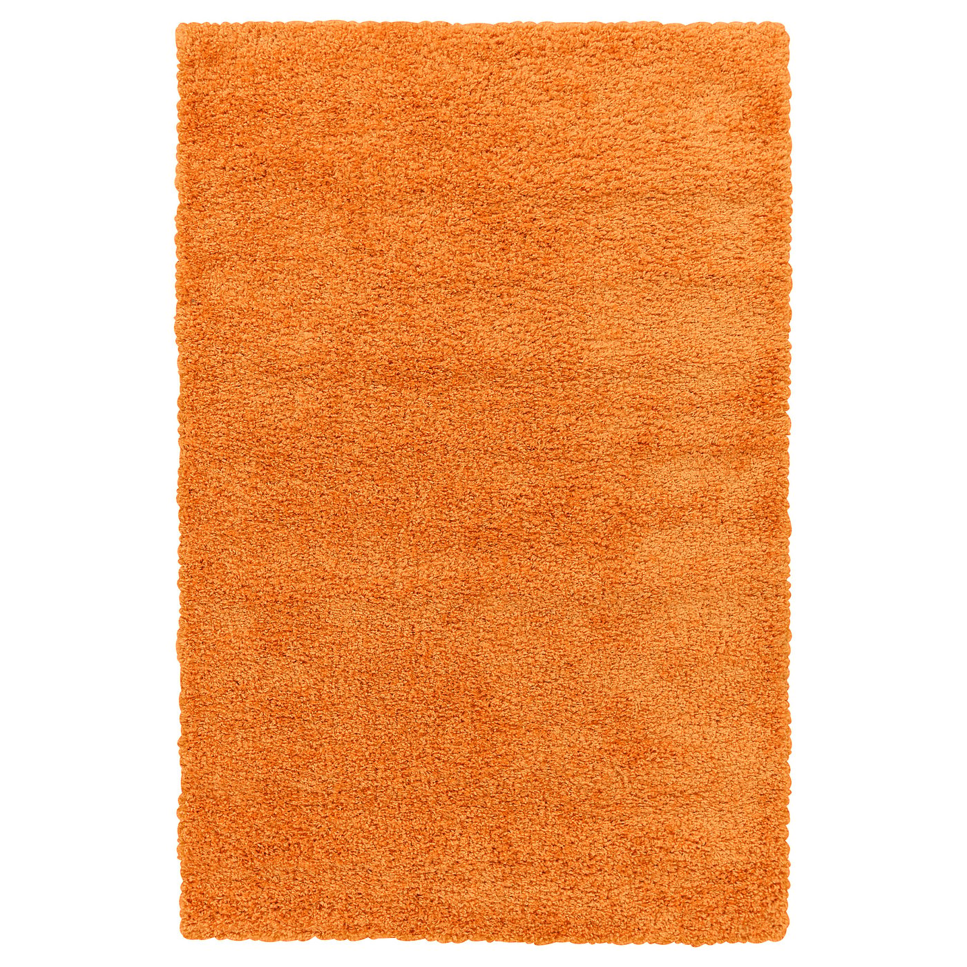 ÄRENDE rug, high pile, orange, 120x180 cm