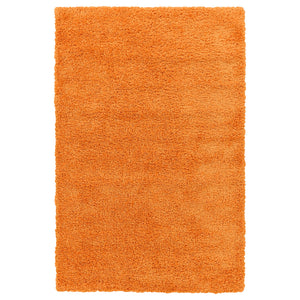 ÄRENDE rug, high pile, orange, 120x180 cm