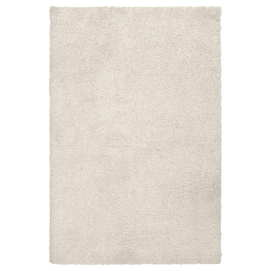 ÄRENDE rug, high pile, off-white, 30 mmx160 cm