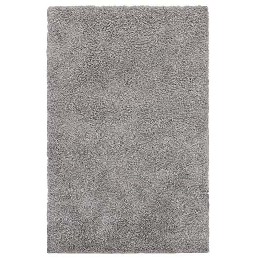 ÄRENDE - Carpet, long pile, grey,120x180 cm