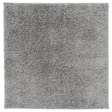 ÄRENDE rug, high pile, grey, 80x80 cm