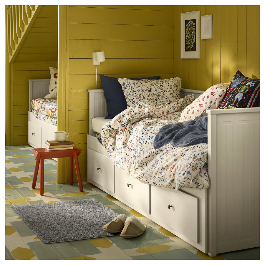 ÄRENDE rug, high pile, grey, 30 mmx80 cm