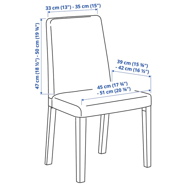 ÄSPHULT - Chair Cover, Universal/Grey ,
