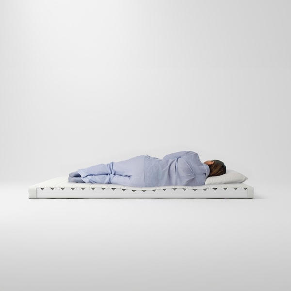 ÅFJÄLL - Foam mattress, rigid/white, , 80x200 cm