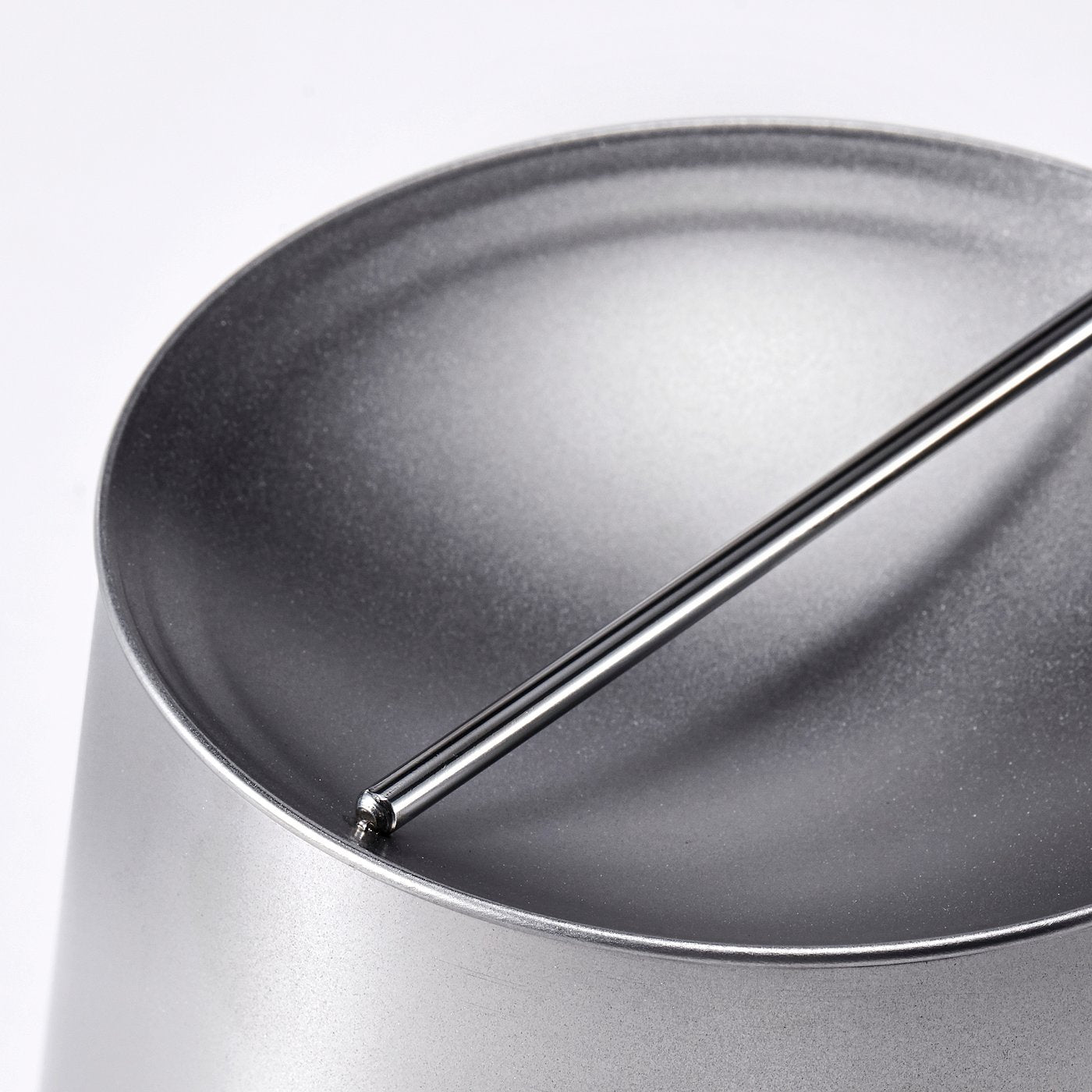 AFTONHAJ jar with lid, stainless steel, 0.6 l