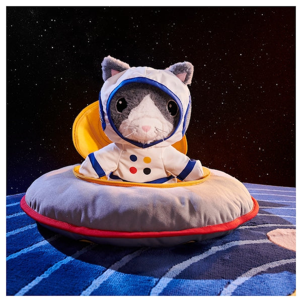 AFTONSPARV - Soft toy, spaceship/multicolour