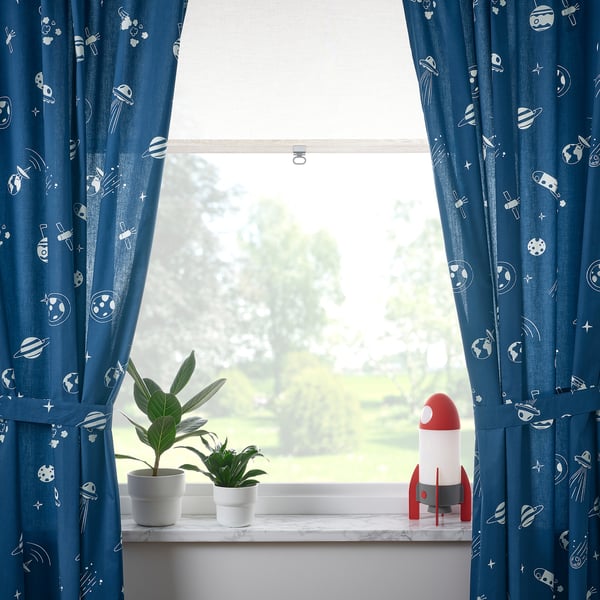 AFTONSPARV - LED table lamp, rocket-shaped/multicolour ,