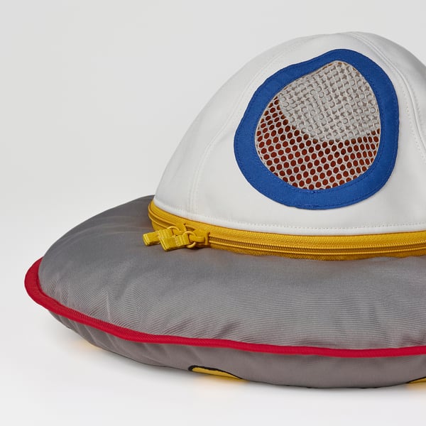 AFTONSPARV soft toy, spaceship/multicolour