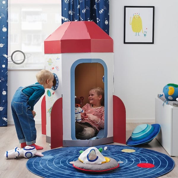 Ikea AFTONSPARV - Soft toy, spaceship/multicolour