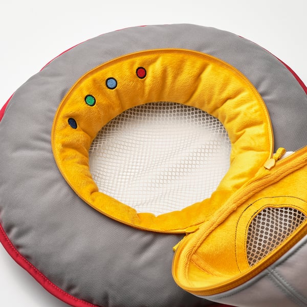 AFTONSPARV soft toy, spaceship/multicolour