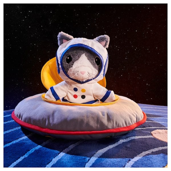 Ikea AFTONSPARV - Soft toy, spaceship/multicolour