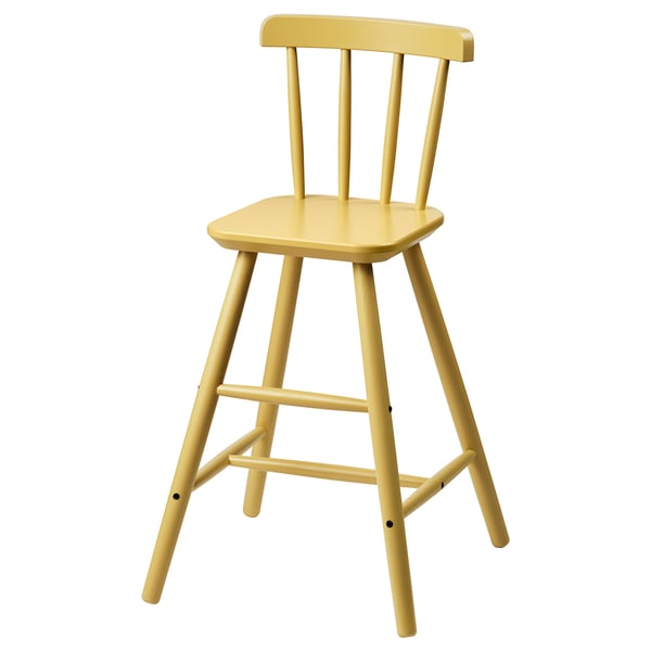 AGAM junior chair, light beige-yellow, 41x79x43 cm