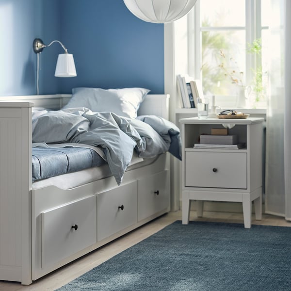 ÅGOTNES foam mattress, firm/light blue, 80x200 cm
