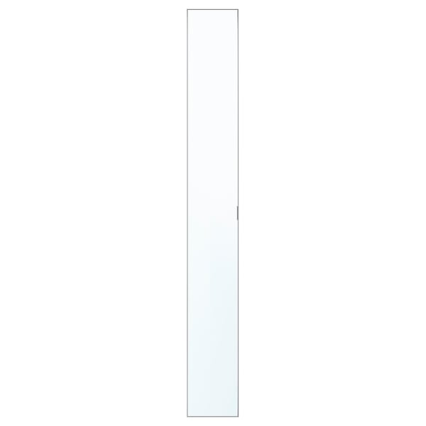 ÅHEIM door, mirror glass, 25x195 cm