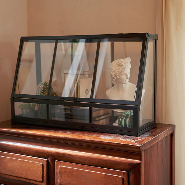 ÅKERBÄR greenhouse, in/outdoor/anthracite, 65 cm