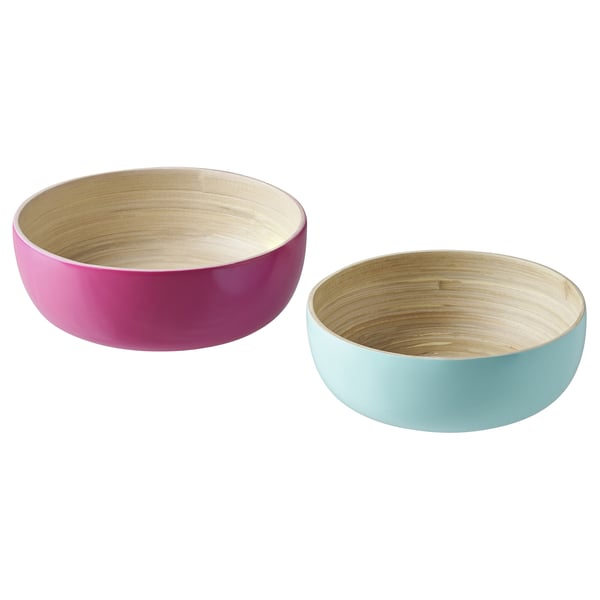 ÅKERHALLON set of 2 bowls, bamboo
