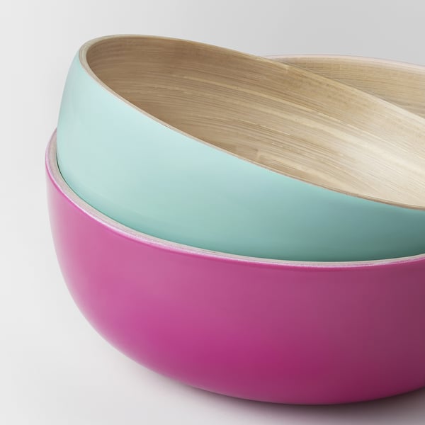 ÅKERHALLON set of 2 bowls, bamboo