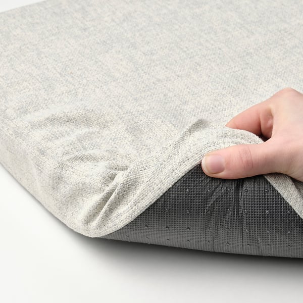ÅKERVINDEFLY chair cushion, beige, 39/35x37x5 cm