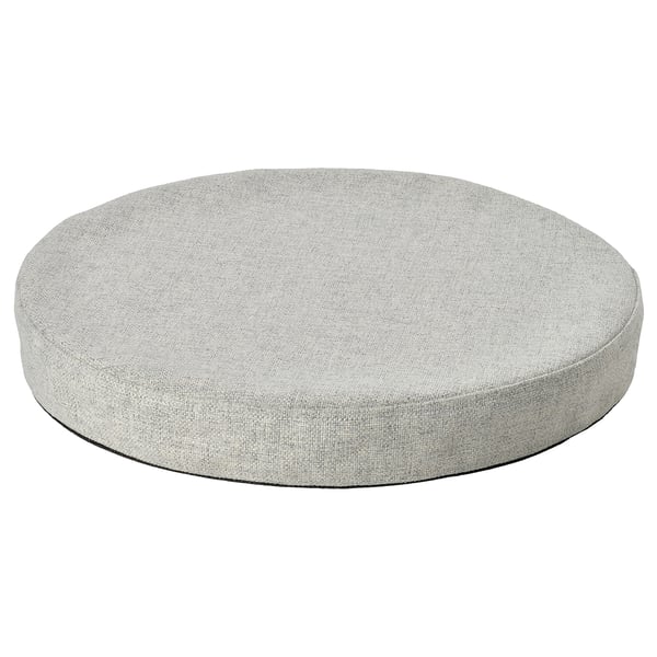ÅKERVINDEFLY chair pad, beige, 38 cm